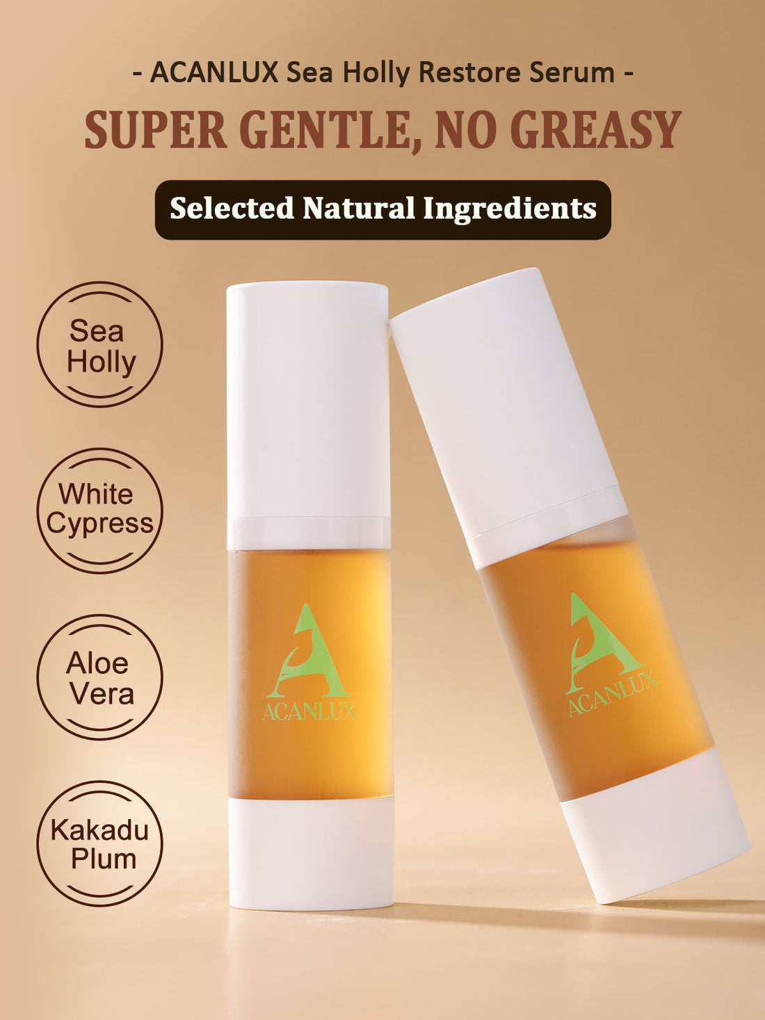 Luxury Meets Nature: ACANLUX Sea Holly Serum