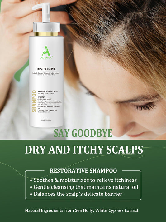 Stop the Dryness & Itch! Gentle, Moisturizing Shampoo for Dry, Sensitive Scalps