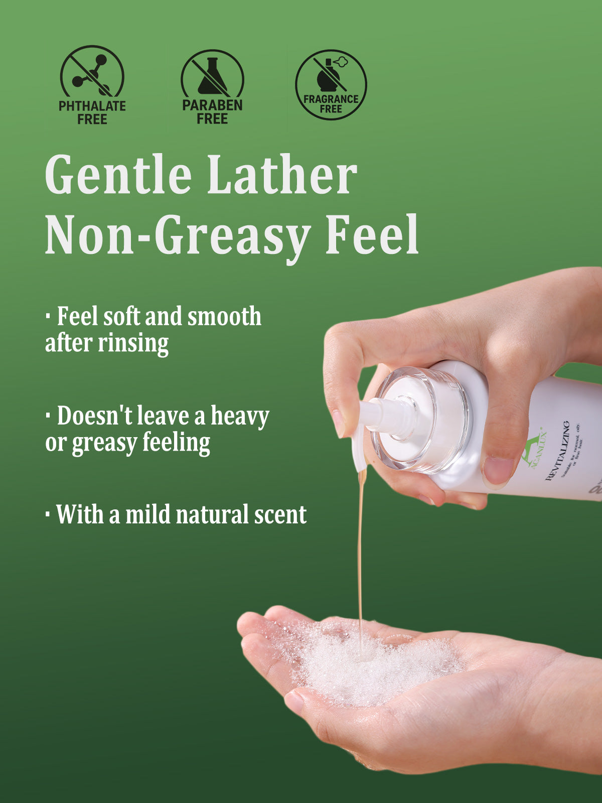 ACANLUX AHL-001 revitalize natural shampoo sea holly oily all hairs
