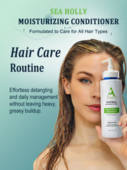 ACANLUX Moisturizing Conditioner for All Hair Types with Golden Sea Kelp & Sea Holly, 300mL