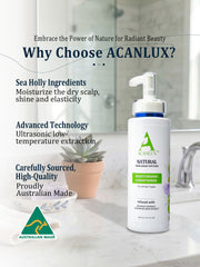 ACANLUX Moisturizing Conditioner for All Hair Types with Golden Sea Kelp & Sea Holly, 300mL
