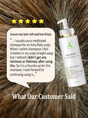 ACANLUX natural ingredient shampoo for dry scalp customer review