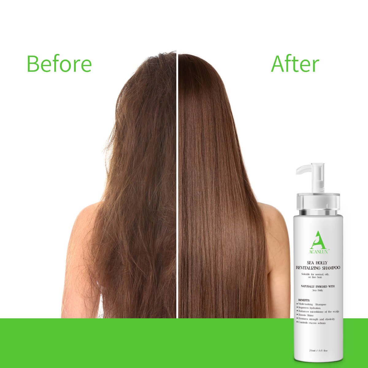 ACANLUX Revitalize Shampoo for Dry Oily Hair Care Deep Cleaning,250 mL