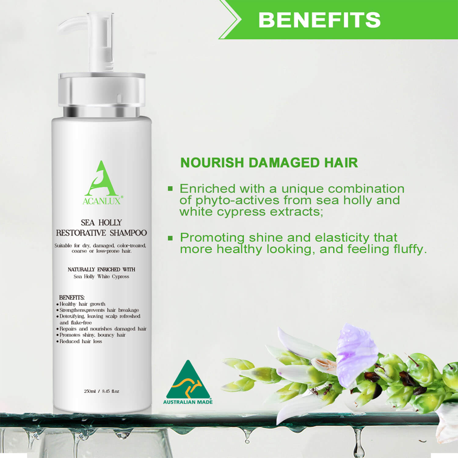 ACANLUX Restorative Skincare & Hair Care Bundle