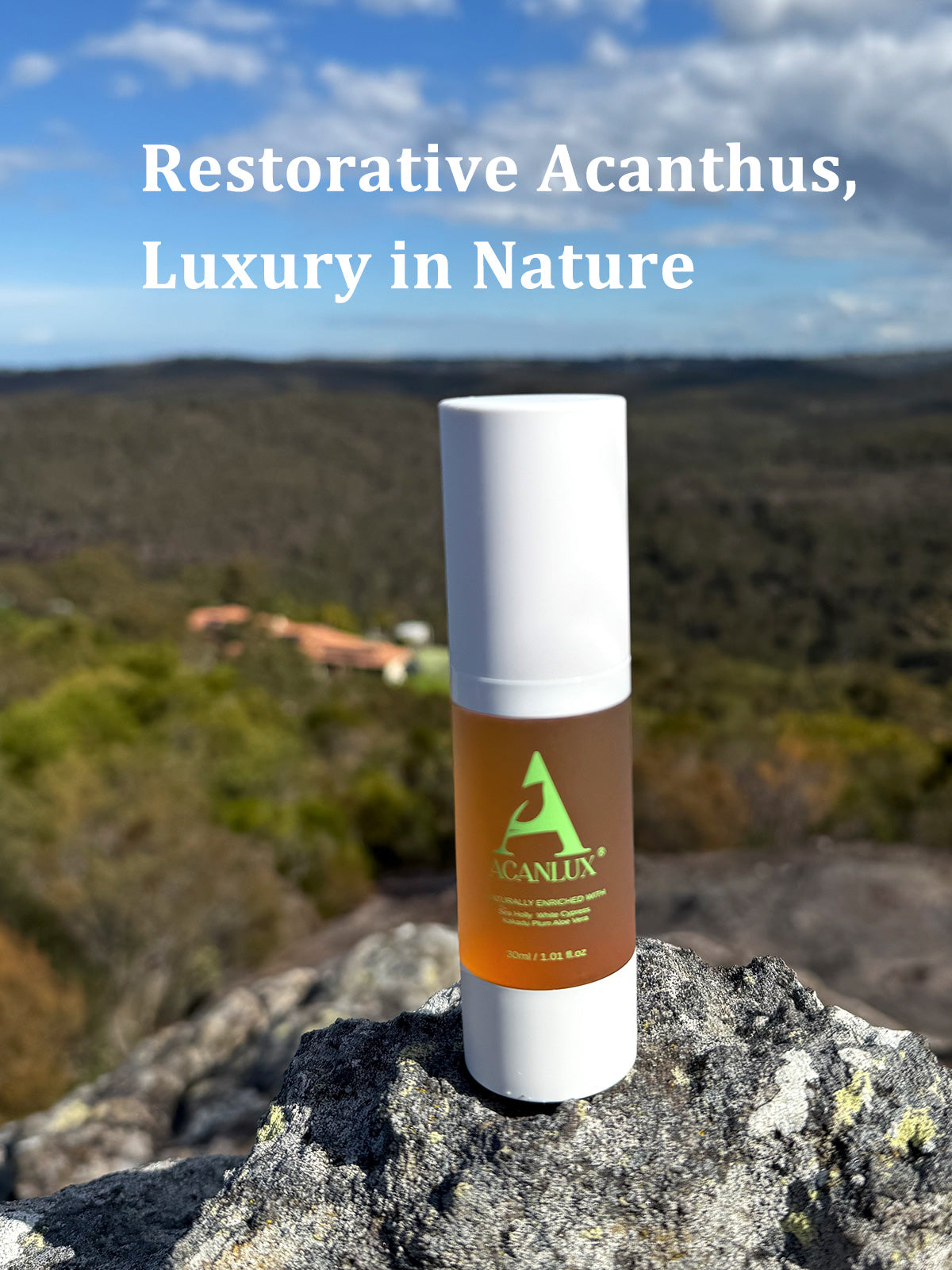 ASC-001 acanlux hydrated serum natural restorative luxury
